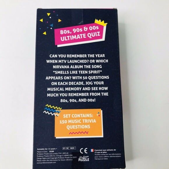 Ultimate Quiz Game 80’s 90’s & ‘00’s NEW SEALED - Picture 3 of 4